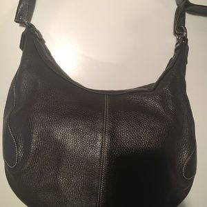 Brown Leather Tod Hobo Bag